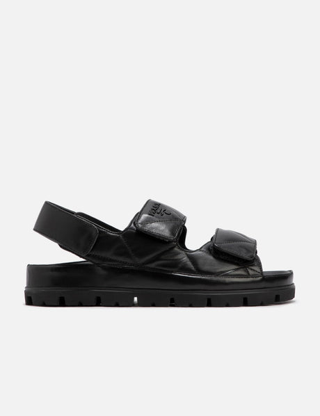 Padded Nappa Leather Sandals