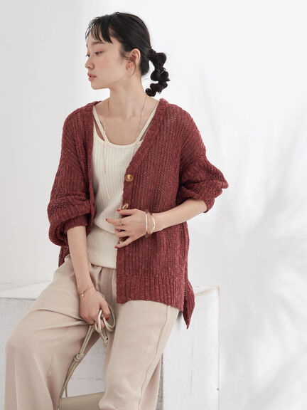 Cardigan Rajut Panjang Sapphire Knit Cardigan