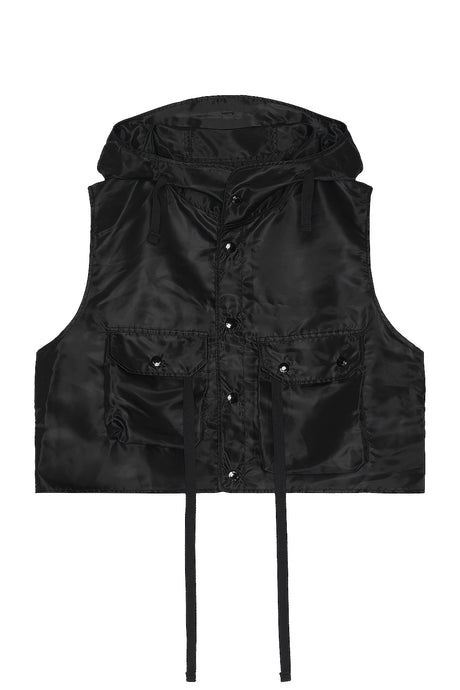 Hooded Short Vest