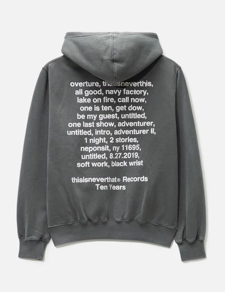 Ten Years Records Hoodie