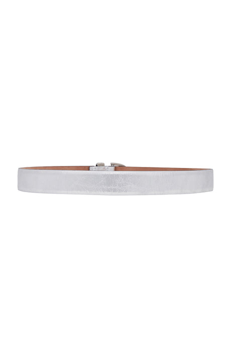 Bambi Antique Silver 25mm Belt