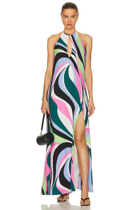 Delos Keyhole Maxi Dress