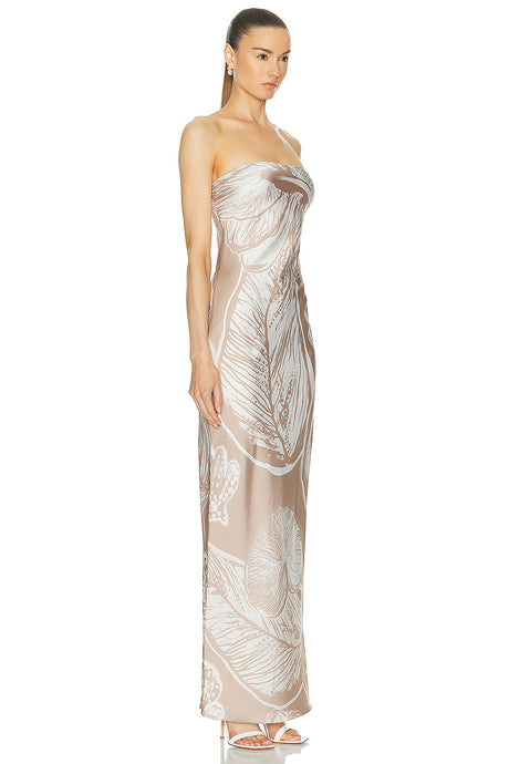 Ines Maxi Strapless Dress