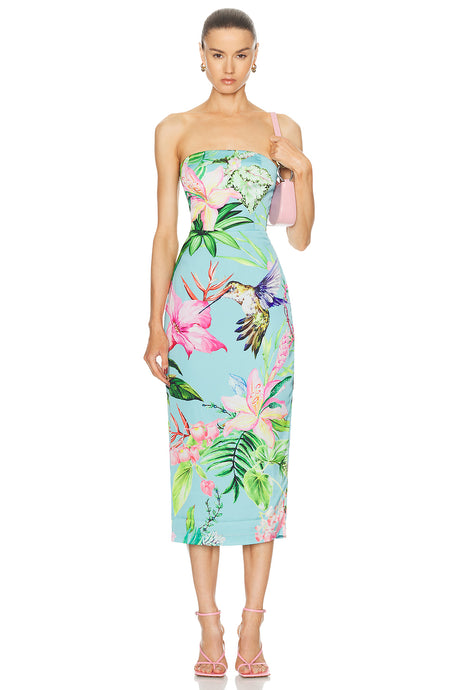 Loiss Strapless Midi Dress