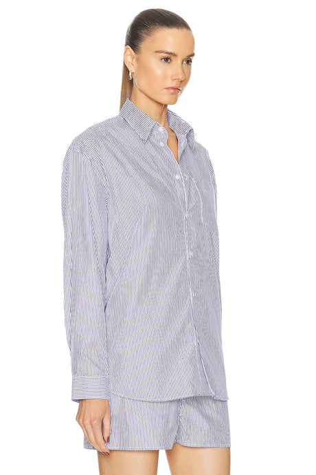 Embroidered Oversized Shirt