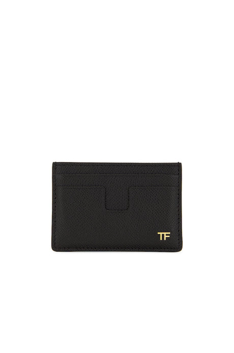 Small Grain Calf T Line Classic Card Holder