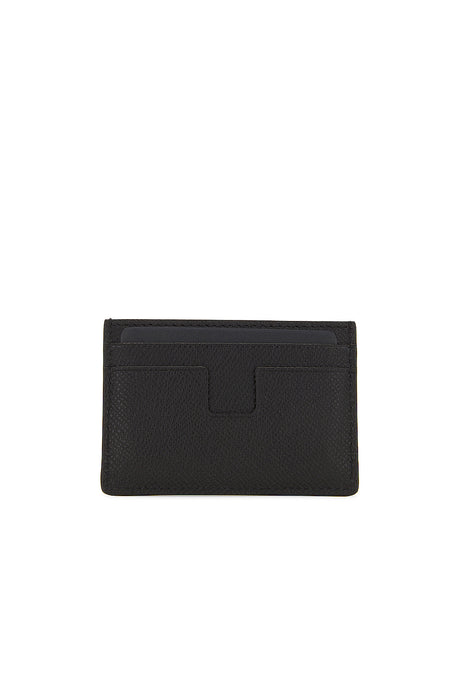 Small Grain Calf T Line Classic Card Holder