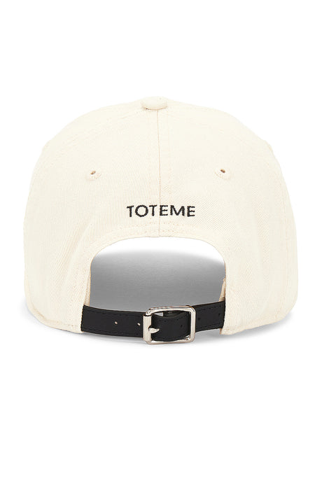 Leather Trim Cotton Cap